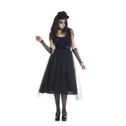 Op deze afbeelding zie je een Kostuums, van het merk Limit. Zwarte Dia De Los Muertos Weduwe Vrouw Kostuum