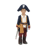 Op deze afbeelding zie je een Kostuums, van het merk Limit. Kleine Kaper Kapitein Caraibische Zee Jongen Kostuum