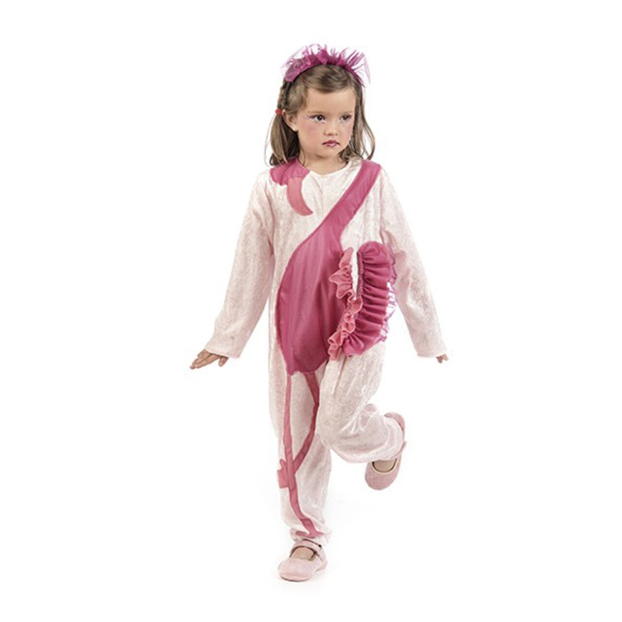 Op deze afbeelding zie je een Kostuums, van het merk Limit. Fraaie Elegante Roze Flamingo Meisje Kostuum