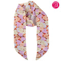 Satijnen Sjaaltjes Sweet Candy 6 Stuks