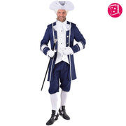 Op deze afbeelding zie je een Kostuums, van het merk Magic By Freddy's. Markies Marcus Blauwbloed Man Kostuum