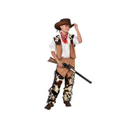 Op deze afbeelding zie je een Kostuums, van het merk Magic By Freddy's. Cowboy Harry Horseback Jongen Kostuum