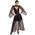 Gothic Heks Dark Raver Vrouw Kostuum