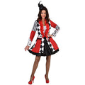 Rode Panto Mime Mantel Vrouw Kostuum
