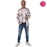 Op deze afbeelding zie je een Kostuums, van het merk Magic By Freddy's. Jacket Cards Man