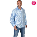 Overhemd Satijn Baby Blauw Man