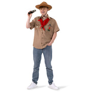 Op deze afbeelding zie je een Kostuums, van het merk Magic By Freddy's. Padvinder Ed Explorer Man