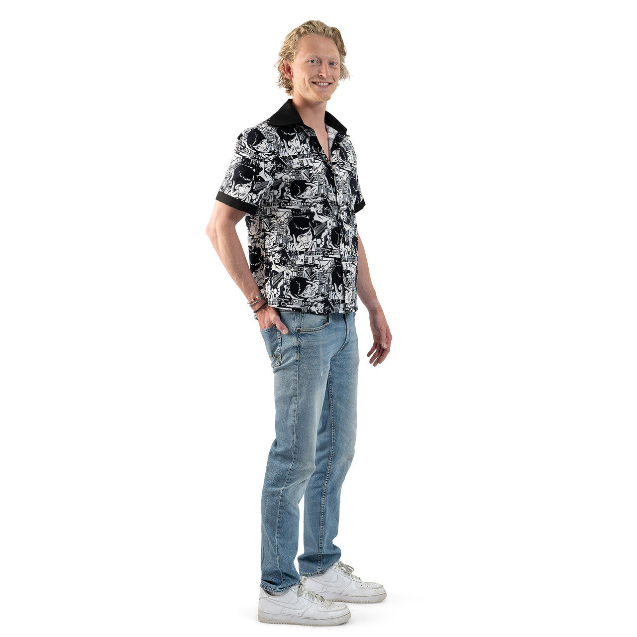 Op deze afbeelding zie je een Kostuums, van het merk Magic By Freddy's. Rock N Roll Action Shirt Man
