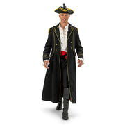 Op deze afbeelding zie je een Kostuums, van het merk Magic By Freddy's. Luxe Lange Jas Piraten Kapitein Vaarwel Man