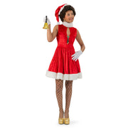 Op deze afbeelding zie je een Kostuums, van het merk Magic By Freddy's. Santas Favorite Girl Vrouw Kostuum