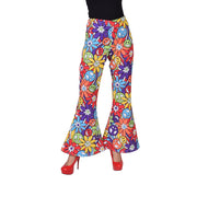 Op deze afbeelding zie je een Kostuums, van het merk Magic By Freddy's. Vrolijke Smiley Hippie Broek Vrouw