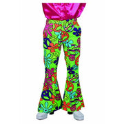 Op deze afbeelding zie je een Kostuums, van het merk Magic By Freddy's. Gifgroene Flower Power Broek Man
