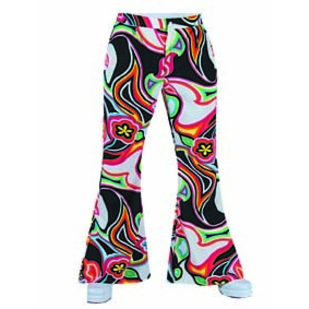 Op deze afbeelding zie je een Kostuums, van het merk Magic By Freddy's. Wilde Jaren 70 Patroon Disco Broek Man