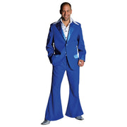 Op deze afbeelding zie je een Kostuums, van het merk Magic By Freddy's. Kobalt Blauw Saturday Night Boogie Night Man Kostuum