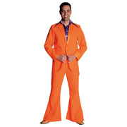 Op deze afbeelding zie je een Kostuums, van het merk Magic By Freddy's. Oranje Saturday Night Boogie Night Man Kostuum