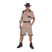 Op deze afbeelding zie je een Kostuums, van het merk Magic By Freddy's. Jachtopziener Safari Park Afrika Man Kostuum