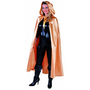 Op deze afbeelding zie je een Kostuums, van het merk Magic By Freddy's. Glanzend Gouden Cape Met Capuchon Vrouw