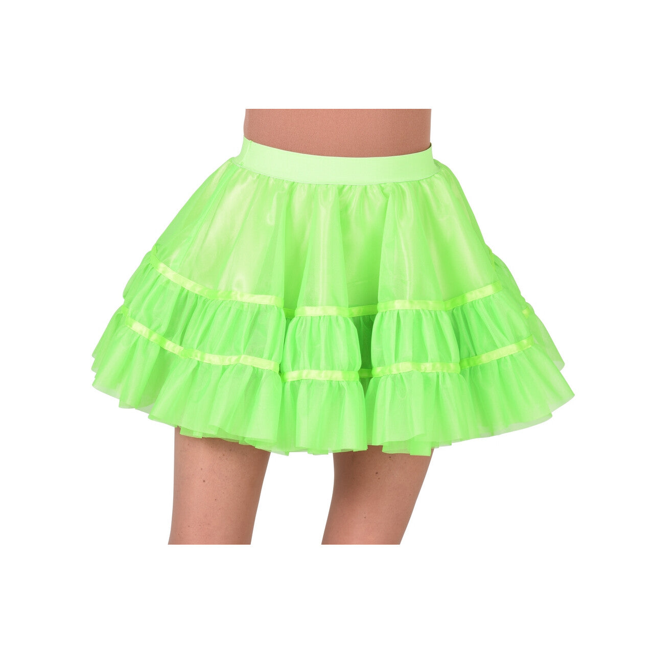 Op deze afbeelding zie je een Kostuums, van het merk Magic By Freddy's. Rockabilly Petticoat Neon Groen Vrouw