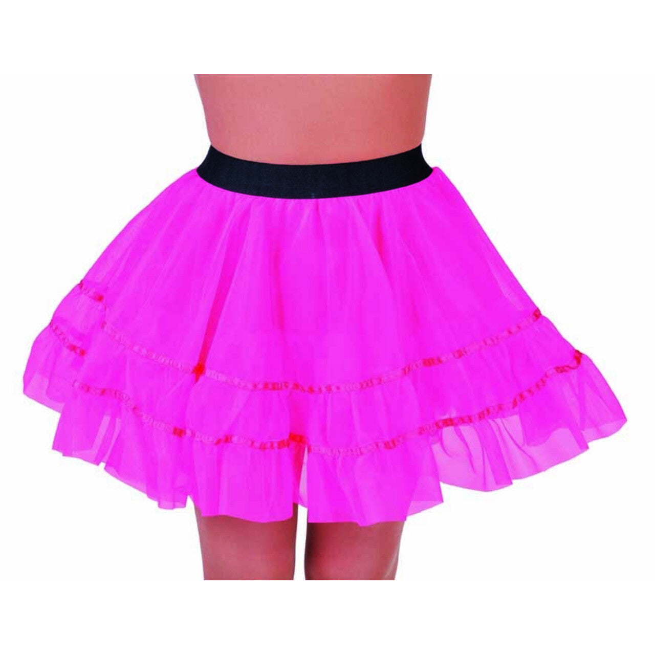 Op deze afbeelding zie je een Kostuums, van het merk Magic By Freddy's. Rockabilly Petticoat Roze Vrouw