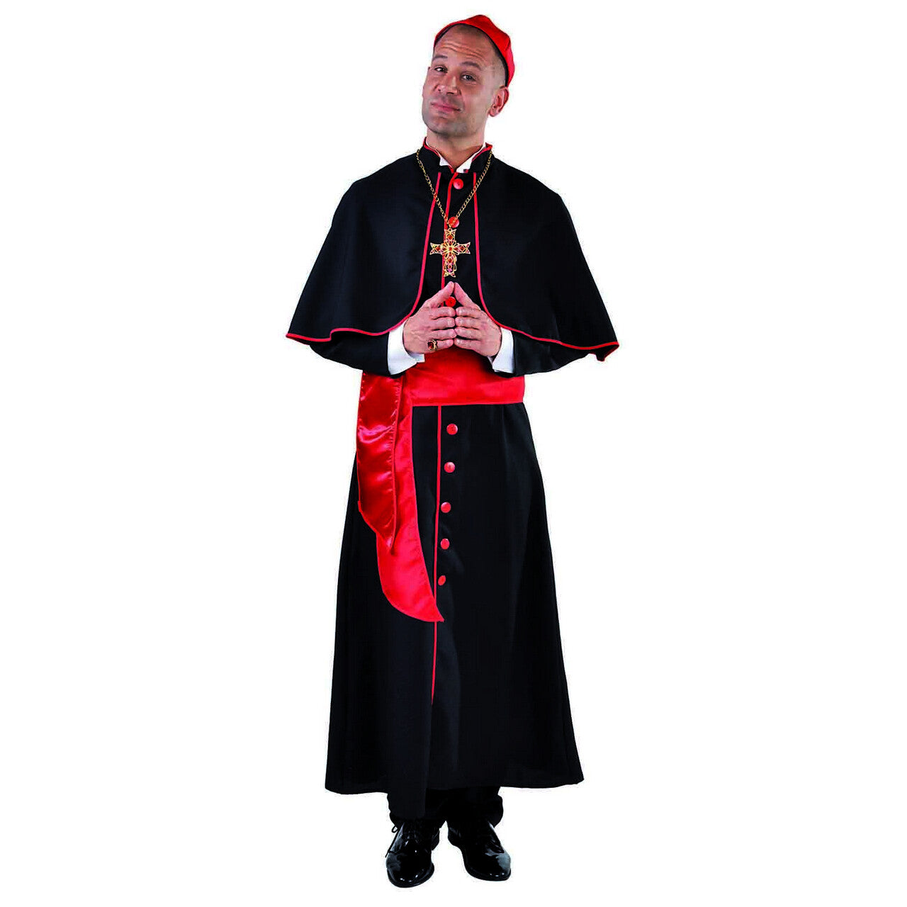 Op deze afbeelding zie je een Kostuums, van het merk Magic By Freddy's. Kardinaal Richelieu Religieus Man Kostuum