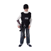 Op deze afbeelding zie je een Kostuums, van het merk Magic By Freddy's. Fbi Arrestatieteam Kogelvrij Vest Jongen