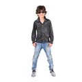 Zwarte Pailletten Blouse Justin Jongen