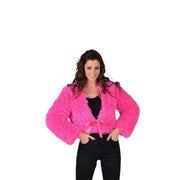 Op deze afbeelding zie je een Kostuums, van het merk Magic By Freddy's. Bolero Poedel Roze Jasje Vrouw