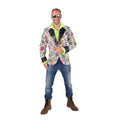 Colbert Vol Grijnzende Schedels Wit Man