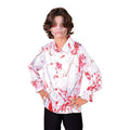 Bloederige Blouse Vol Handafdrukken Jongen