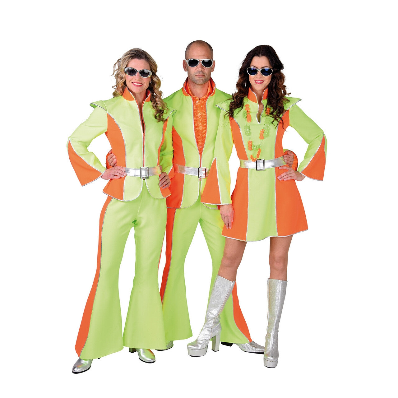 Op deze afbeelding zie je een Kostuums, van het merk Magic By Freddy's. Boney M Disco Jaren 70 Man Kostuum
