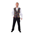 Disco Gilet Zwart Multi Fluor Man