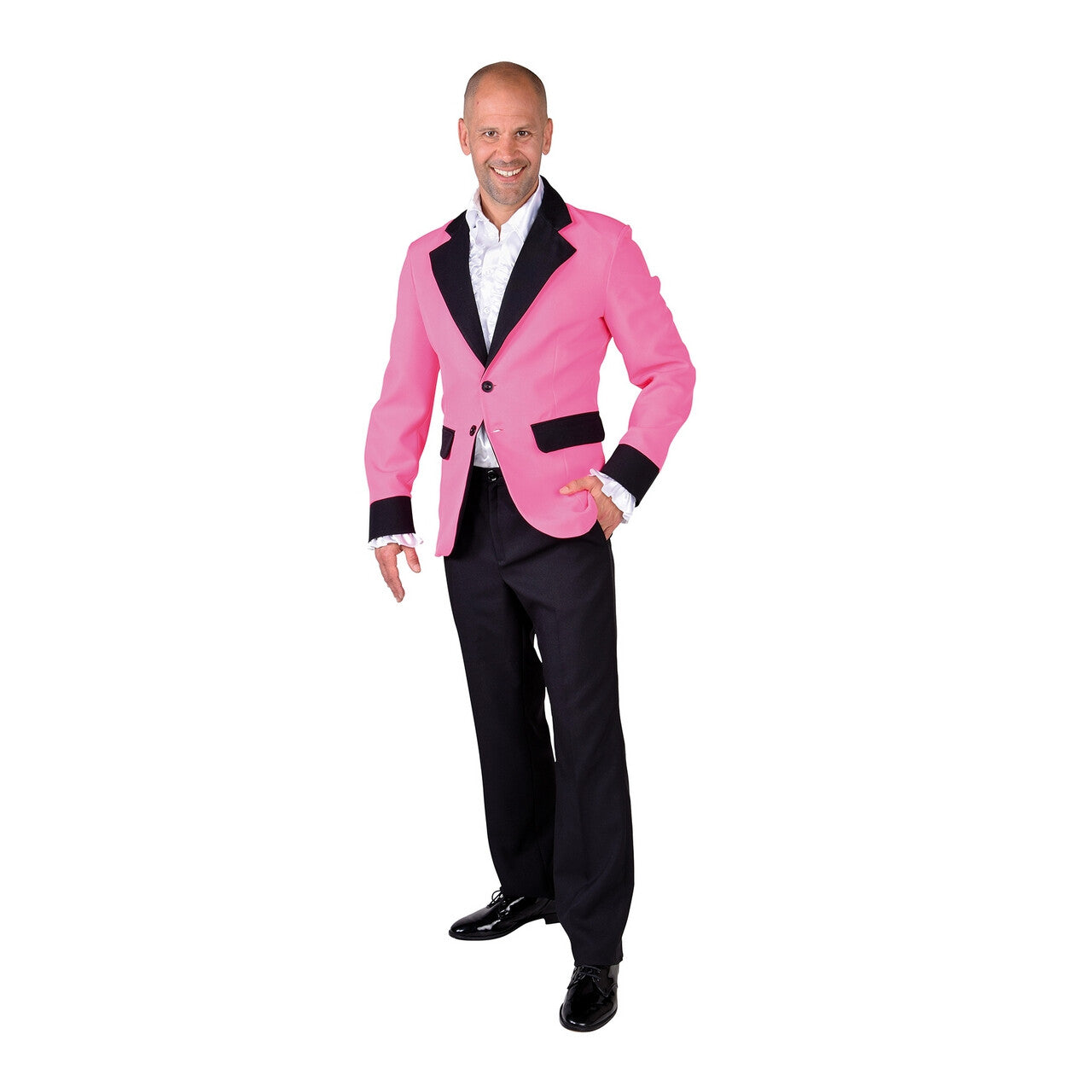 Op deze afbeelding zie je een Kostuums, van het merk Magic By Freddy's. Colbert Avondje Opera Roze Man
