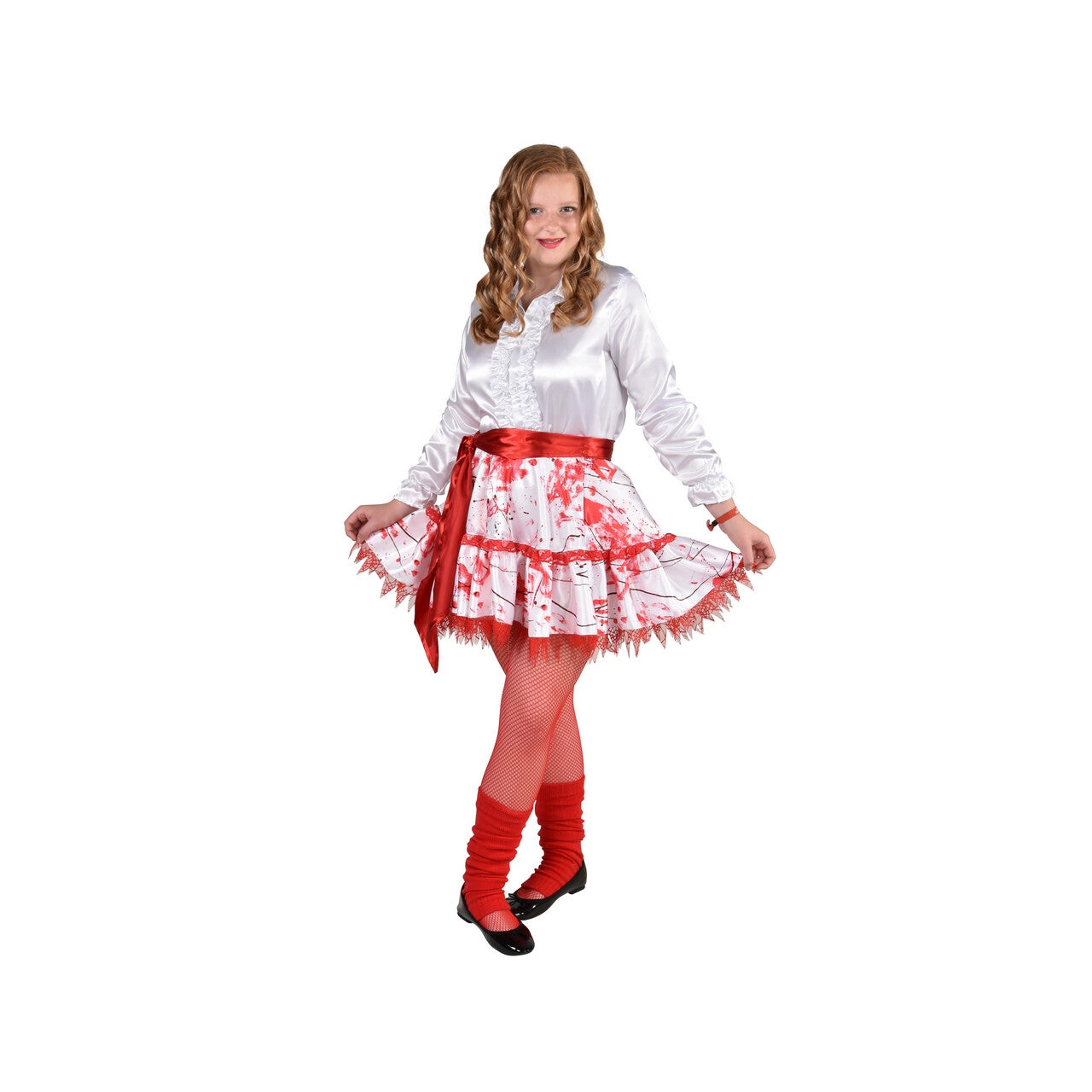 Op deze afbeelding zie je een Kostuums, van het merk Magic By Freddy's. Rok Met Bloed Besmeurd Meisje