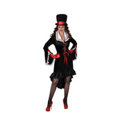 Op deze afbeelding zie je een Kostuums, van het merk Magic By Freddy's. Chique Zwarte Weduwe Vrouw Kostuum