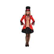Op deze afbeelding zie je een Kostuums, van het merk Magic By Freddy's. Vergulde Bourgeoisie Jas Rood Vrouw