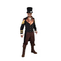 Steampunk Jas Glimmend Bronzen Kraag Man
