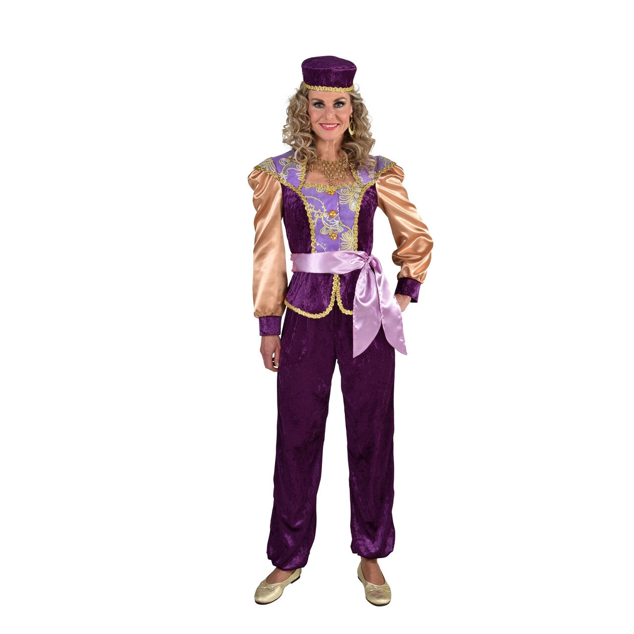 Op deze afbeelding zie je een Kostuums, van het merk Magic By Freddy's. Decent Harem Hof Van Perzie Vrouw Kostuum