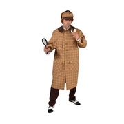 Op deze afbeelding zie je een Kostuums, van het merk Magic By Freddy's. Super Detective Speurneus Sherlock Man Kostuum