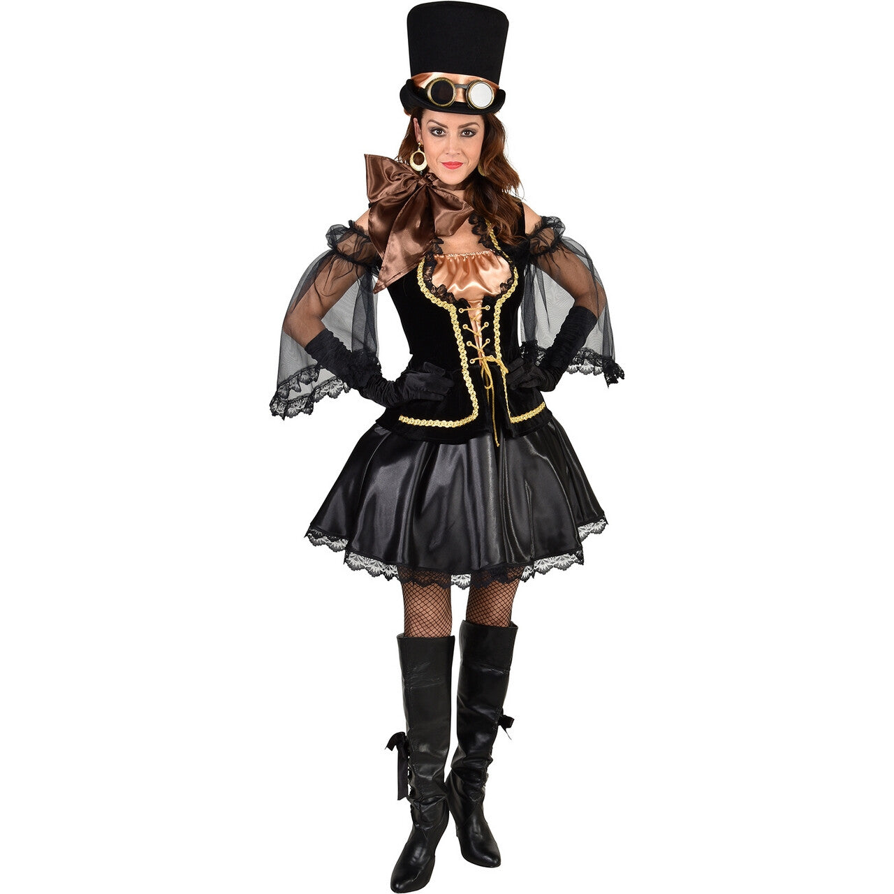 Op deze afbeelding zie je een Kostuums, van het merk Magic By Freddy's. Luxe Piraat Met Geheime Schatten Vrouw Kostuum