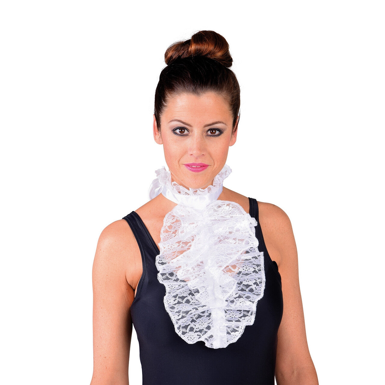Op deze afbeelding zie je een Accessoires, van het merk Magic By Freddy's. Jabot Kant Luxe Wit Adele