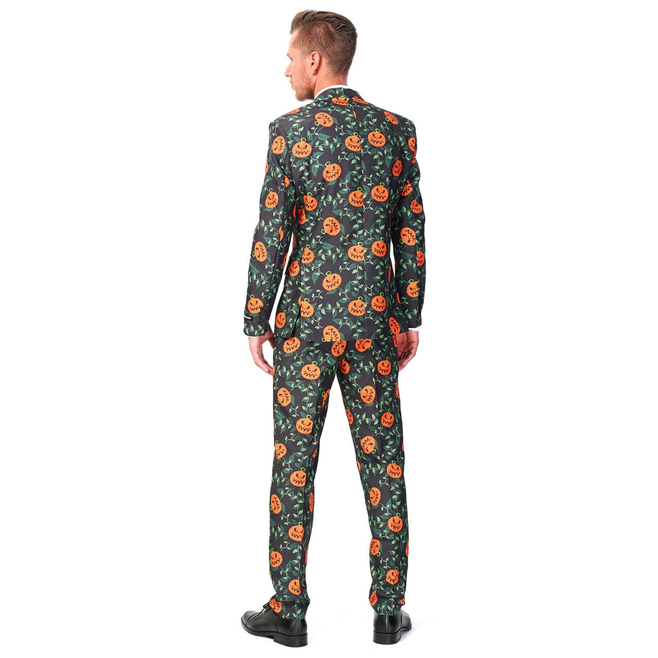 Op deze afbeelding zie je een Kostuums, van het merk Suitmeister. Stylish Halloween Pumpkin Leaves Suitmeister Kostuum Man