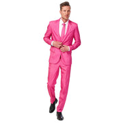 Op deze afbeelding zie je een Kostuums, van het merk Suitmeister. Dandy Dann Solid Pink Suitmeister Kostuum Man