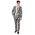 Halloween Grey Icons Man Kostuum