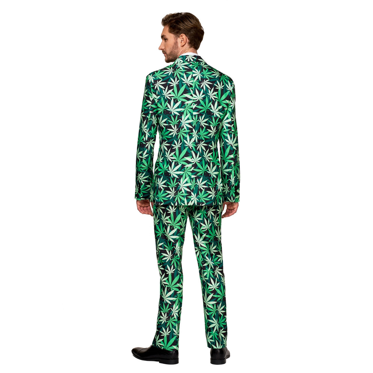 Op deze afbeelding zie je een Kostuums, van het merk Suitmeister. Hennep Plant Cannabis Wiet Man Kostuum