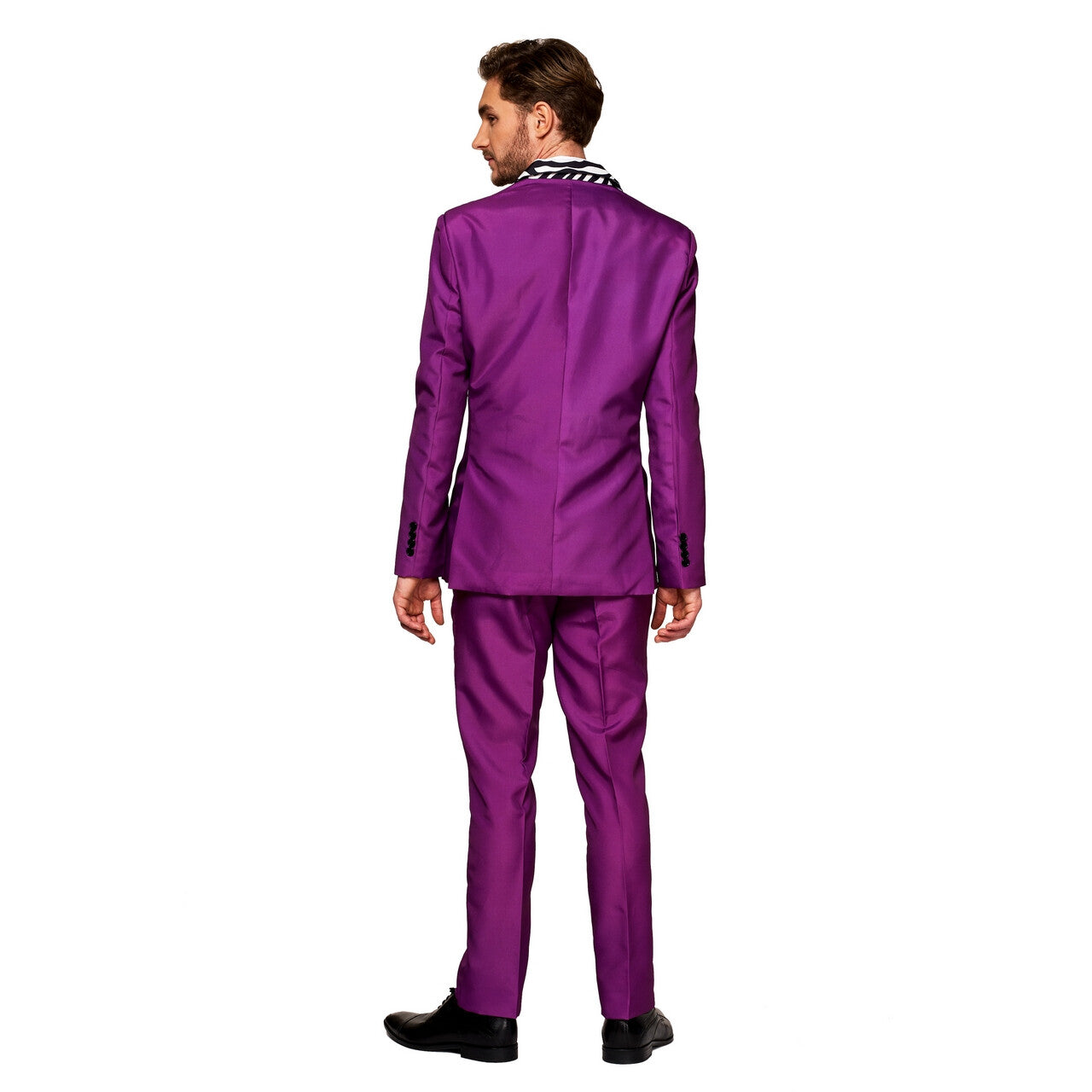 Op deze afbeelding zie je een Kostuums, van het merk Suitmeister. Smaakvolle Pooier Met Zebra Accenten Pimp Man Kostuum