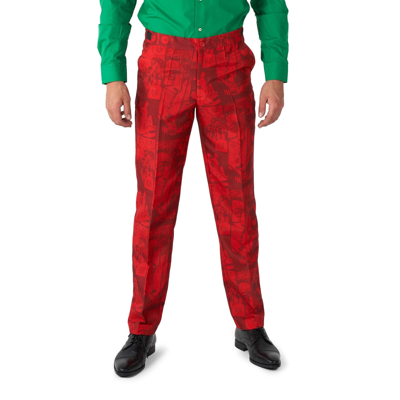 Op deze afbeelding zie je een Kostuums, van het merk Suitmeister. Scarlet Joker™ Man Kostuum