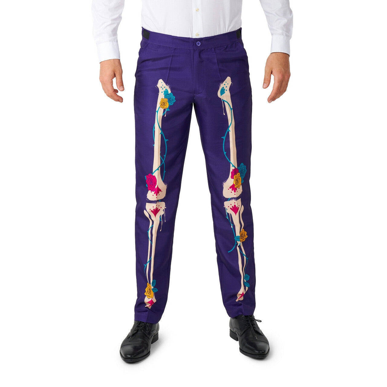 Op deze afbeelding zie je een Kostuums, van het merk Suitmeister. Sugar Skull Colourplay Man Kostuum