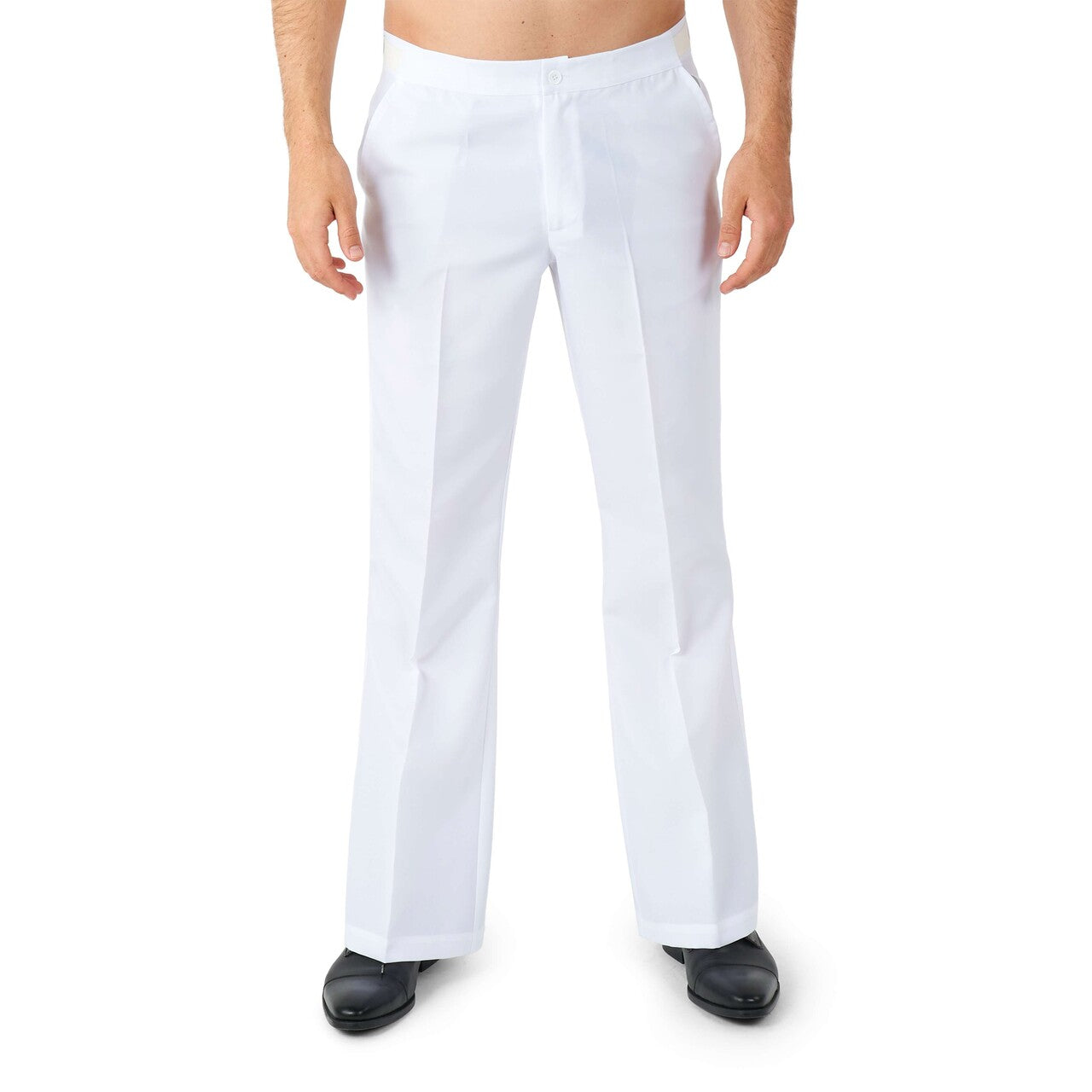 Op deze afbeelding zie je een Kostuums, van het merk Suitmeister. Disco Suit White Man Kostuum