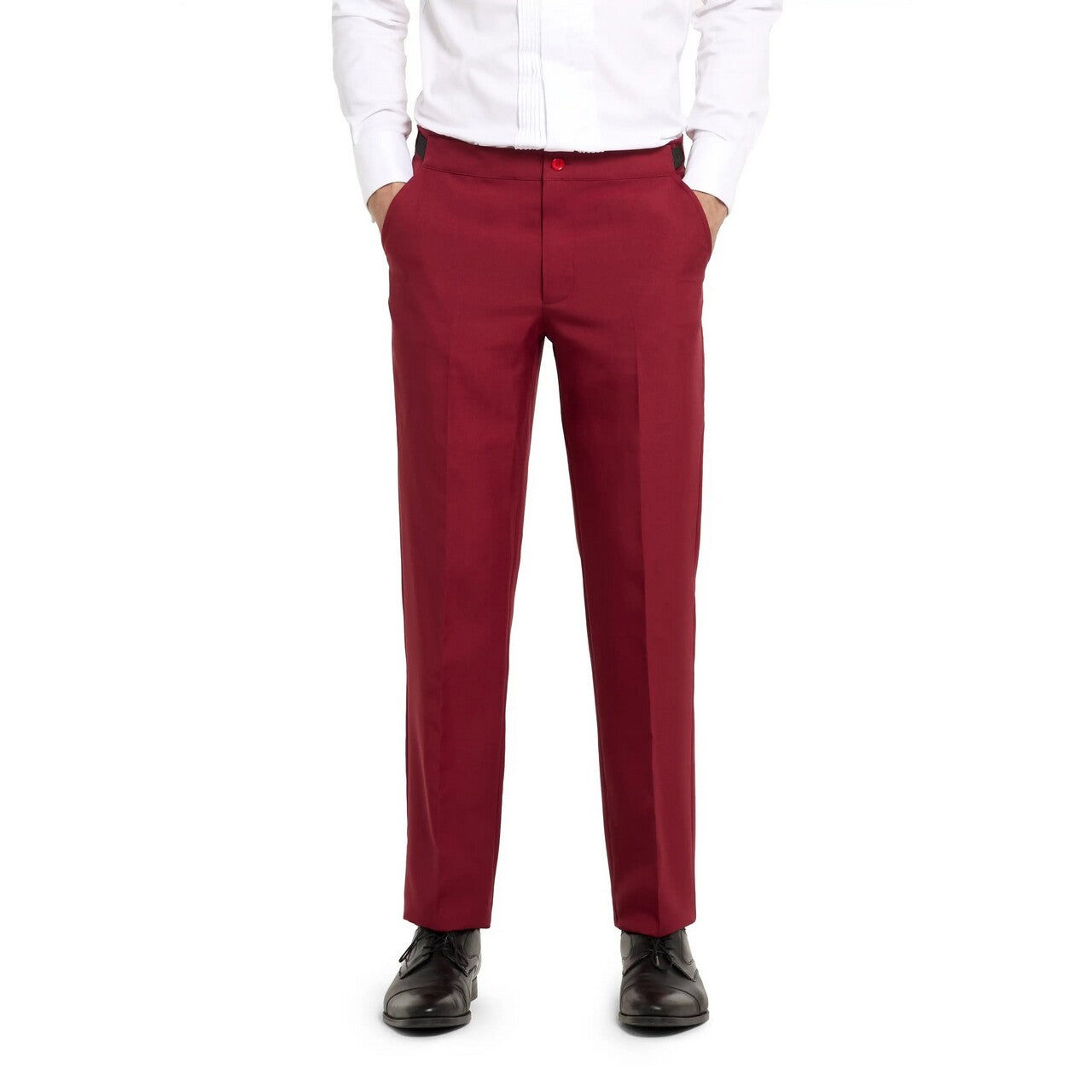 Op deze afbeelding zie je een Kostuums, van het merk Opposuits. Beetlejuice Groom Gala Burgundy Man Kostuum
