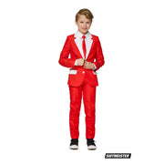 Op deze afbeelding zie je een Kostuums, van het merk Suitmeister. Incognito Kerstman Gaat Op Chic Jongen Kostuum